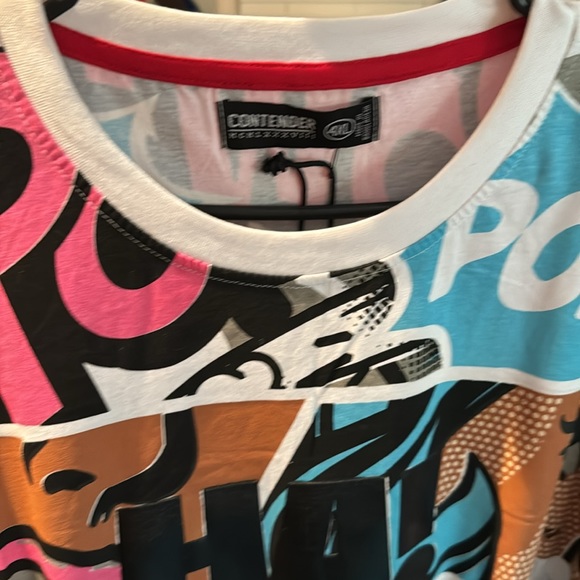 Contender Black Comic Strip Graphic T-shirt - Picture 3 of 4